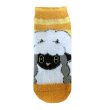 Photo1: Pokemon Fluffy MOKOMOKO Warm Socks for Women 23 - 25 cm 1 Pair Wooloo stripes (1)