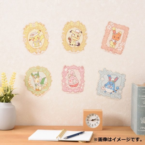 Photo2: Pokemon Center 2022 Pokemon Photogenique Easter 2022 Wall sticker set (2)