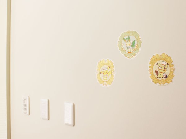 Photo3: Pokemon Center 2022 Pokemon Photogenique Easter 2022 Wall sticker set (3)