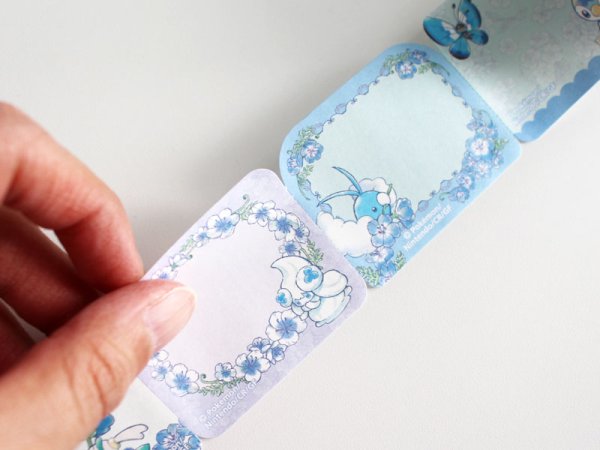 Photo4: Pokemon Center 2022 Baby Blue Eyes Roll sticky note Piplup (4)