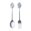 Photo1: Pokemon Center 2022 Baby Blue Eyes Spoon & Fork dessert (1)