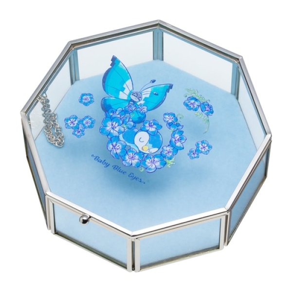 Photo1: Pokemon Center 2022 Baby Blue Eyes Jewelry case Accessories (1)