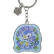 Photo1: Pokemon Center 2022 Baby Blue Eyes Metal Key chain #1 Piplup (1)