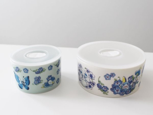 Photo5: Pokemon Center 2022 Baby Blue Eyes Ceramic Sealed Container 2pcs set (5)