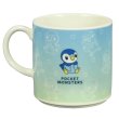 Photo2: Pokemon 2022 Mug cup Piplup Blue ver. 350 ml (2)