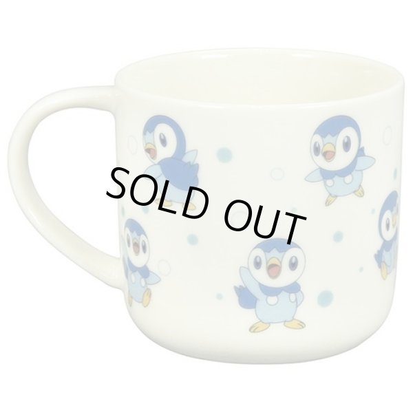Photo2: Pokemon 2022 Mug cup Piplup Polka dot ver. 350 ml (2)