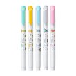 Photo2: Pokemon Center 2022 Pokemon fit MILDLINER 5 colors Highlighter Pen (2)