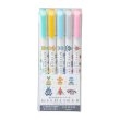 Photo1: Pokemon Center 2022 Pokemon fit MILDLINER 5 colors Highlighter Pen (1)