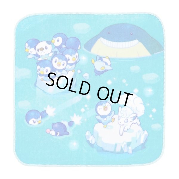 Photo1: Pokemon Center 2022 Hand towel Handkerchief Pochama’s daily life Piplup (1)