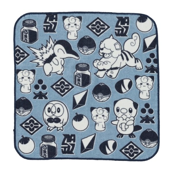 Photo1: Pokemon Center 2022 Hand towel Handkerchief Hisui Region (1)