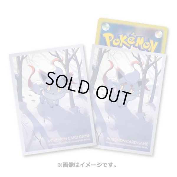 Photo1: Pokemon Center Original Card Game Sleeve Hisuian Zorua 64 sleeves (1)