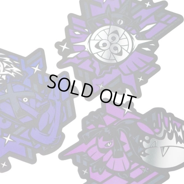 Photo2: Pokemon Center 2022 COOL x METAL 2 pc Sticker Sheet Metagross & Aegislash & Mawile (2)