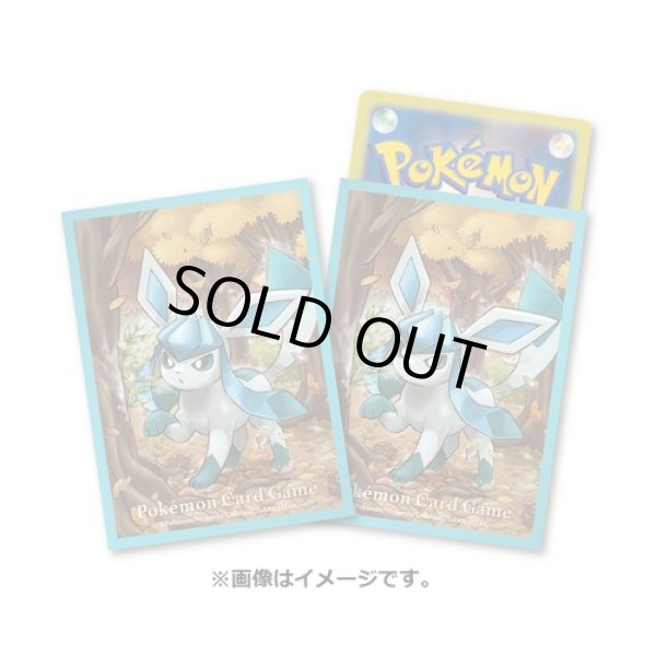 Photo1: Pokemon Center Original Card Game Sleeve Glaceon 64 sleeves (1)