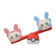 Photo1: Pokemon Center 2022 POKEMON DOLLS HOUSE Plusle Minun Seesaw for Plush Mascot (1)