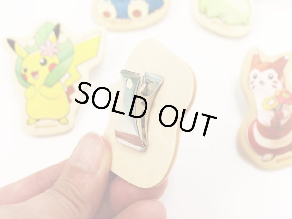 Photo5: Pokemon Center 2022 Mori No Okurimono 5 pcs wooden clips (5)
