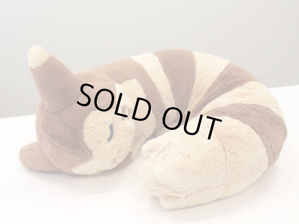 Photo6: Pokemon Center 2022 Mori No Okurimono Fluffy Plush Cushion Furret (6)