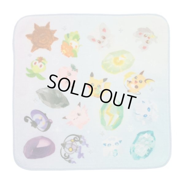 Photo1: Pokemon Center 2022 SHINKA NO ISHI Hand towel Handkerchief (1)