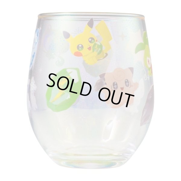 Photo2: Pokemon Center 2022 SHINKA NO ISHI Aurora Glass cup (2)