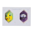 Photo3: Pokemon Center 2022 SHINKA NO ISHI Small plate 2 pcs Pikachu & Lampent (3)