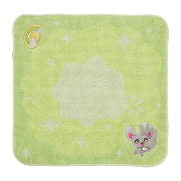 Photo1: Pokemon Center 2022 SHINKA NO ISHI Hand towel Handkerchief Minccino (1)