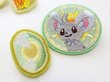 Photo2: Pokemon Center 2022 SHINKA NO ISHI Embroidery Brooch Collection Minccino ver. (2)