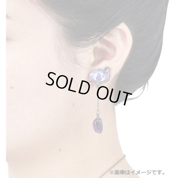 Photo4: Pokemon Center 2022 SHINKA NO ISHI Pierced Earrings P Lampent Chandelure (4)