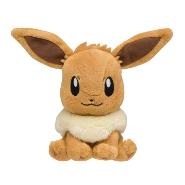 Photo1: Pokemon Center 2018 Pokemon fit Mini Plush #133 Eevee doll Toy (1)