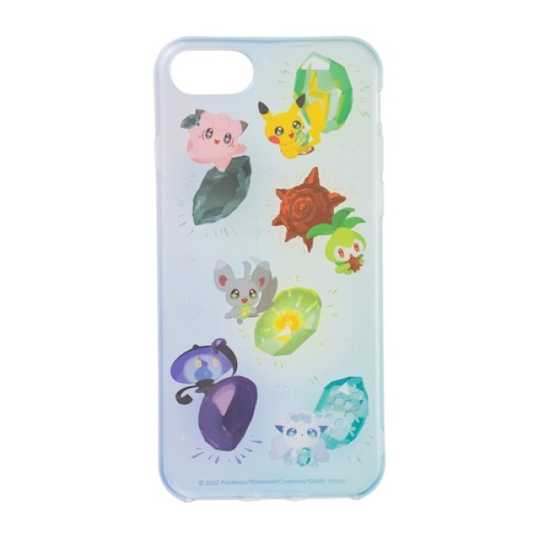 Photo1: Pokemon Center 2022 SHINKA NO ISHI iPhone SE(2nd)/8/7/6s/6 soft jacket case (1)