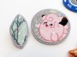 Photo2: Pokemon Center 2022 SHINKA NO ISHI Embroidery Brooch Collection Clefairy ver. (2)