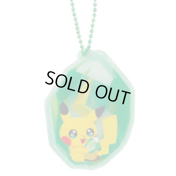 Photo1: Pokemon Center 2022 SHINKA NO ISHI Acrylic charm Key chain Pikachu Raichu ver. (1)