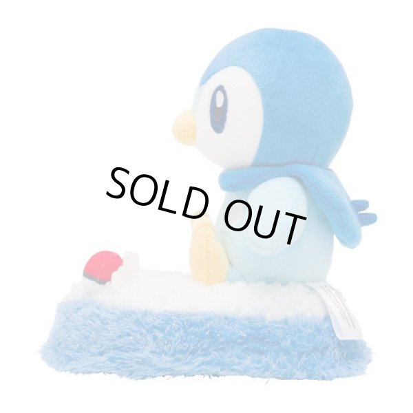 Photo3: Pokemon Center 2022 Plush Smartphone Stand Piplup (3)