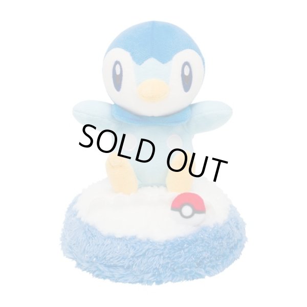 Photo5: Pokemon Center 2022 Plush Smartphone Stand Piplup (5)