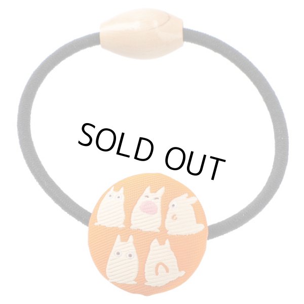 Photo2: Studio Ghibli Hair Accessory band My Neighbor Totoro Sho Totoro Ippai Walnut button (2)