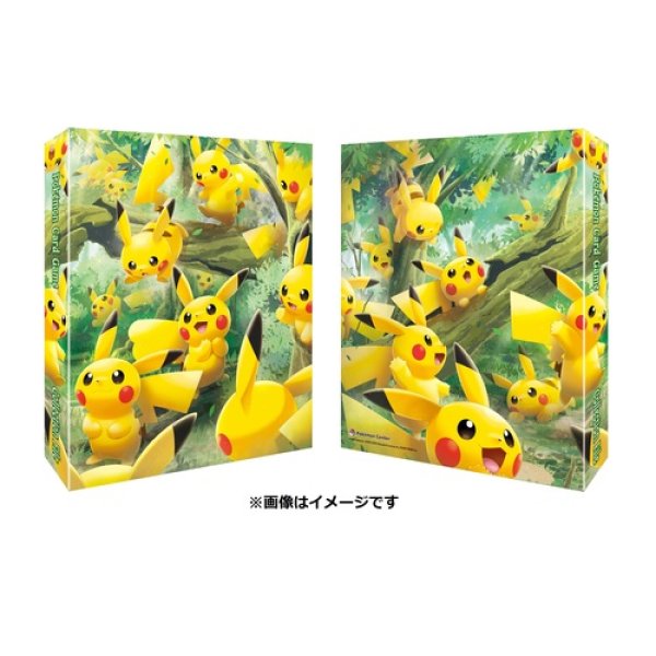 Photo1: Pokemon Center Original Card Game Collection file Binder Pikachu Forest (1)