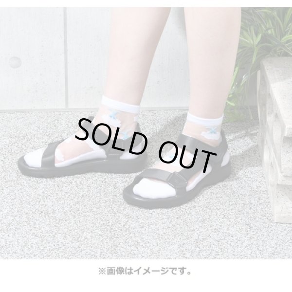 Photo3: Pokemon Center 2022 Socks for Women 23 - 24 cm 1 Pair Middle See-through Swablu (3)