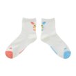 Photo1: Pokemon Center 2022 Socks for Women 23 - 25 cm 1 Pair Middle Plusle Minun (1)