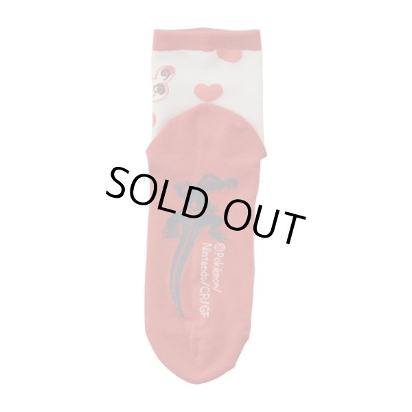 Photo4: Pokemon Center 2022 Socks for Women 23 - 25 cm 1 Pair Middle Spinda Salandit (4)