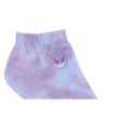 Photo3: Pokemon Center 2022 Socks for Women 23 - 25 cm 1 Pair Short Tie dye Gengar (3)