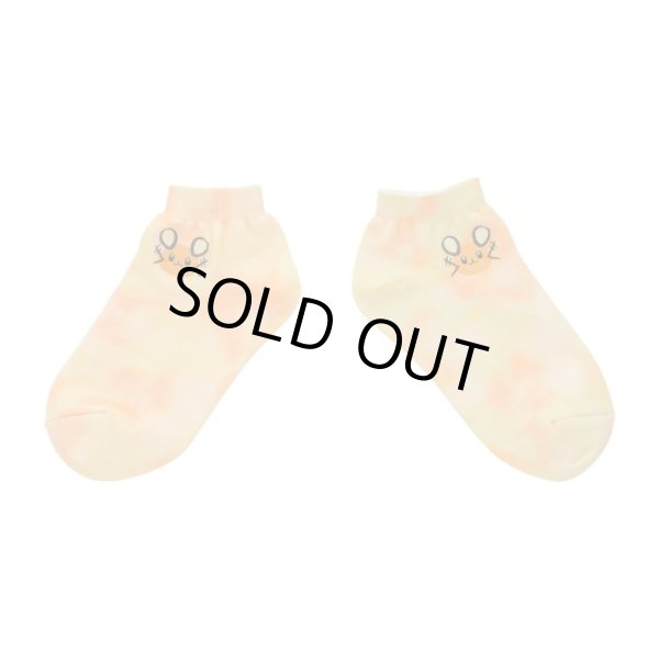 Photo1: Pokemon Center 2022 Socks for Women 23 - 25 cm 1 Pair Short Tie dye Dedenne (1)