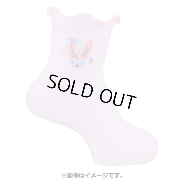 Photo3: Pokemon Center 2022 Socks for Women 23 - 25 cm 1 Pair Middle Sylveon (3)