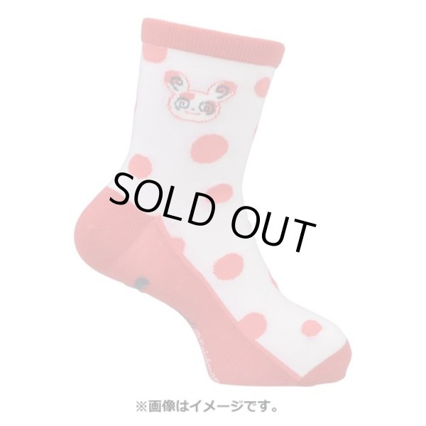 Photo2: Pokemon Center 2022 Socks for Women 23 - 25 cm 1 Pair Middle Spinda Salandit (2)
