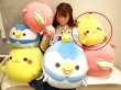 Photo3: Pokemon Center 2021 Plush Bead Cushion doll Mugyutto Pikachu Medium size (3)