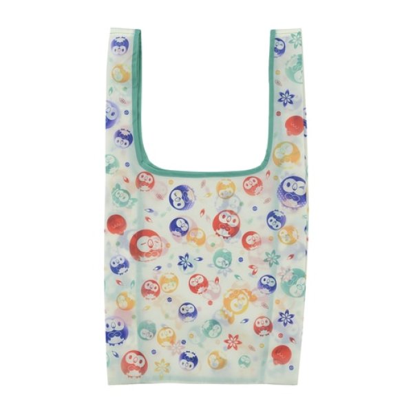 Photo2: Pokemon Center 2022 Eco bag in Poke ball Japanese Traditional Rowlet ver. (2)