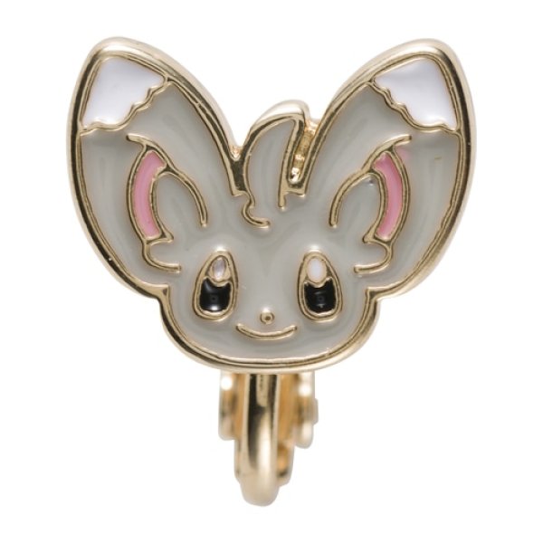 Photo1: Pokemon Center 2022 Pokemon Face Earrings - Clips Earrings ver. #11 Minccino 1 pc (1)