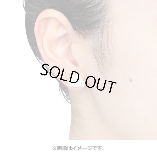 Photo3: Pokemon Center 2022 Pokemon Face Earrings - Pierced Earrings ver. #18 Hisuian Growlithe 1 pc (3)