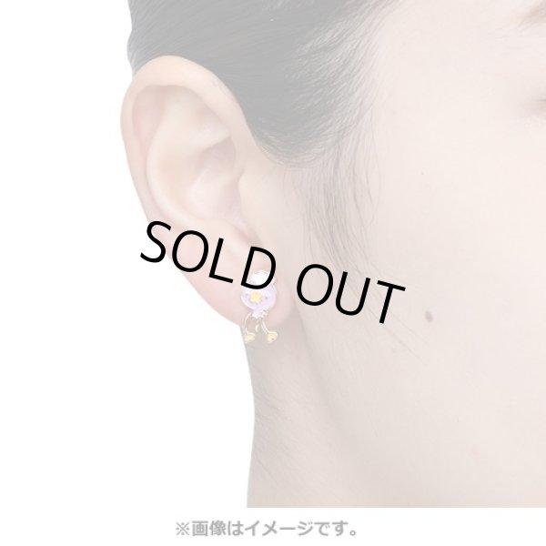 Photo3: Pokemon Center 2022 Pokemon Face Earrings - Clips Earrings ver. #9 Drifloon 1 pc (3)