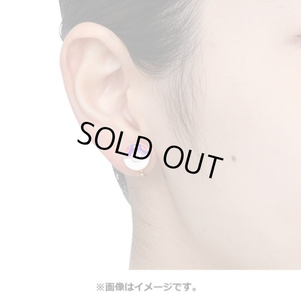 Photo3: Pokemon Center 2022 Pokemon Face Earrings - Clips Earrings ver. #20 Master Ball 1 pc (3)