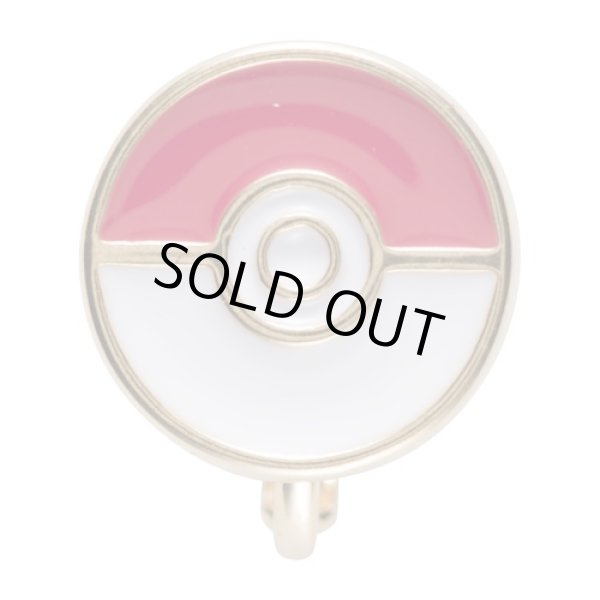 Photo1: Pokemon Center 2022 Pokemon Face Earrings - Clips Earrings ver. #19 Poke Ball 1 pc (1)