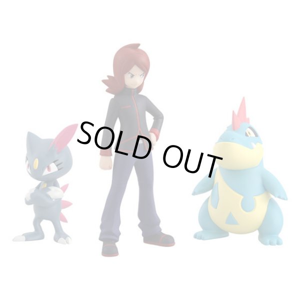 Photo2: BANDAI POKEMON SCALE WORLD Johto edition "Silver Croconaw Sneasel" 1/20 Figure (2)