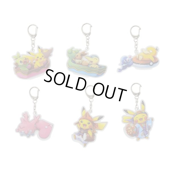 Photo2: Pokemon Center 2022 Okinawa Acrylic charm Key chain Ryubu Pikachu ver. (2)